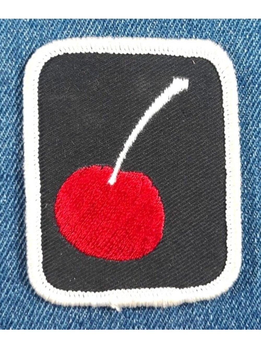 NOS 70s Original Vintage Cherry 2" Patch Funny Humor Retro Hippie Automotive
